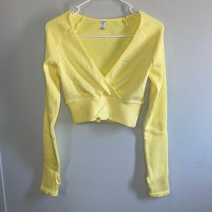 Balance athletica / vitality Infinity wrap top Citrine Size S